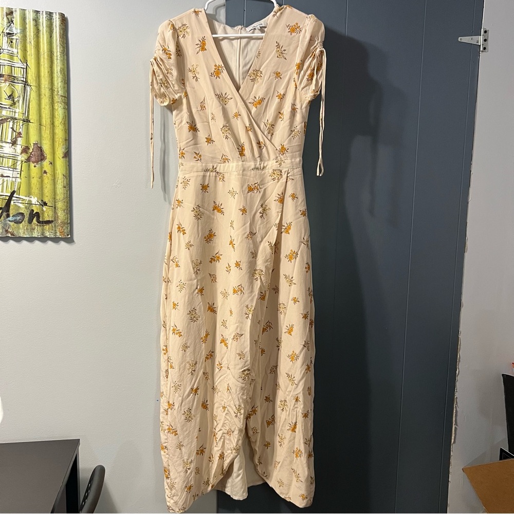 Madewell Field Bouquet Silk Wrap-Front Maxi Dress 2